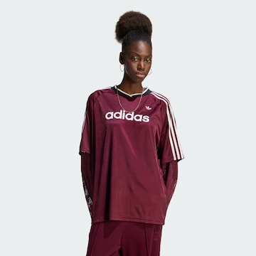 Maglietta di ADIDAS ORIGINALS in rosso: frontale