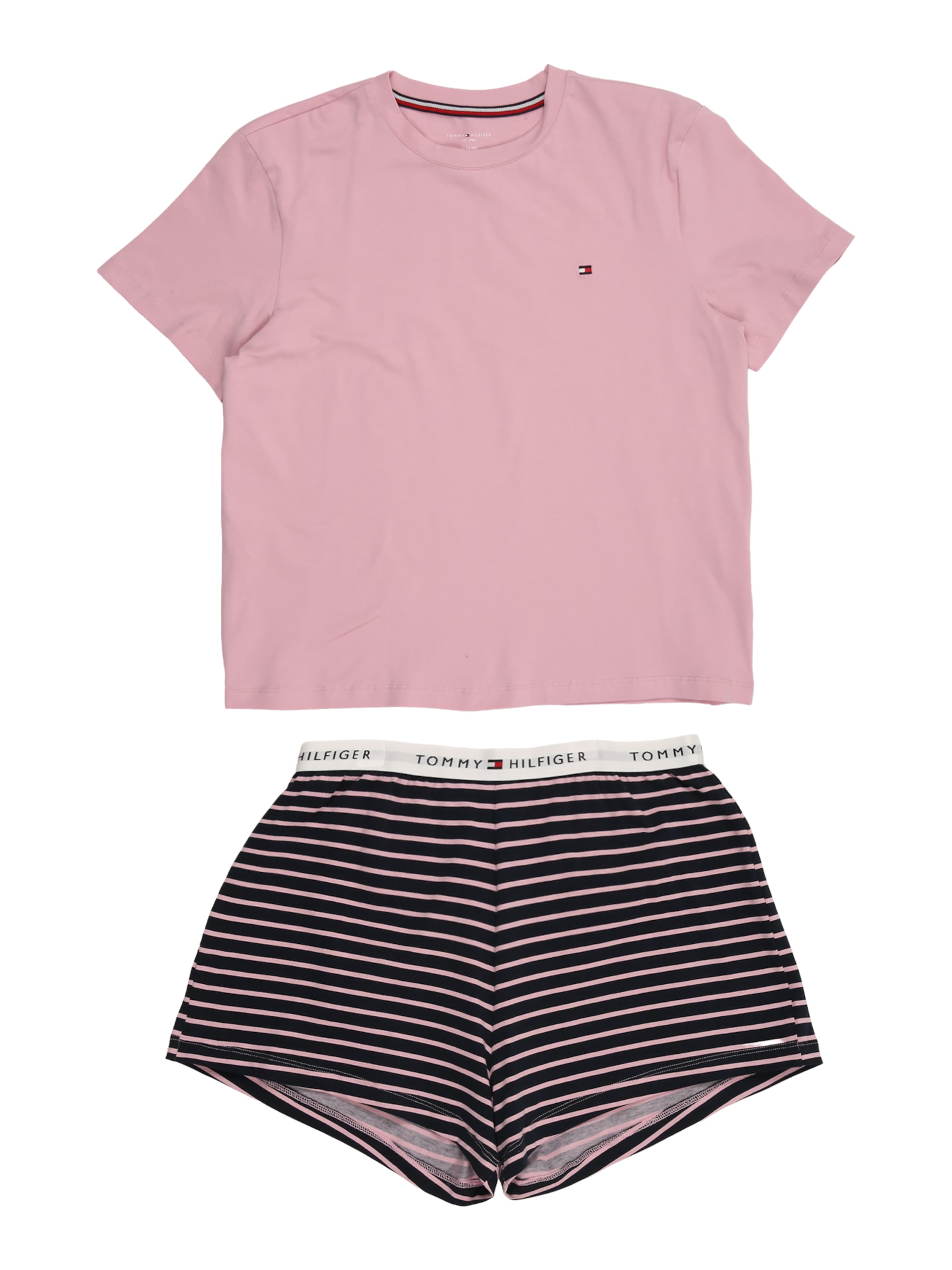 Pyjama Tommy Hilfiger Underwear en rose : devant