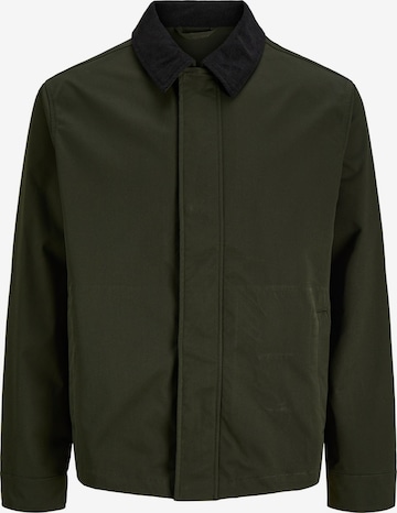 Veste fonctionnelle JACK & JONES en vert : devant