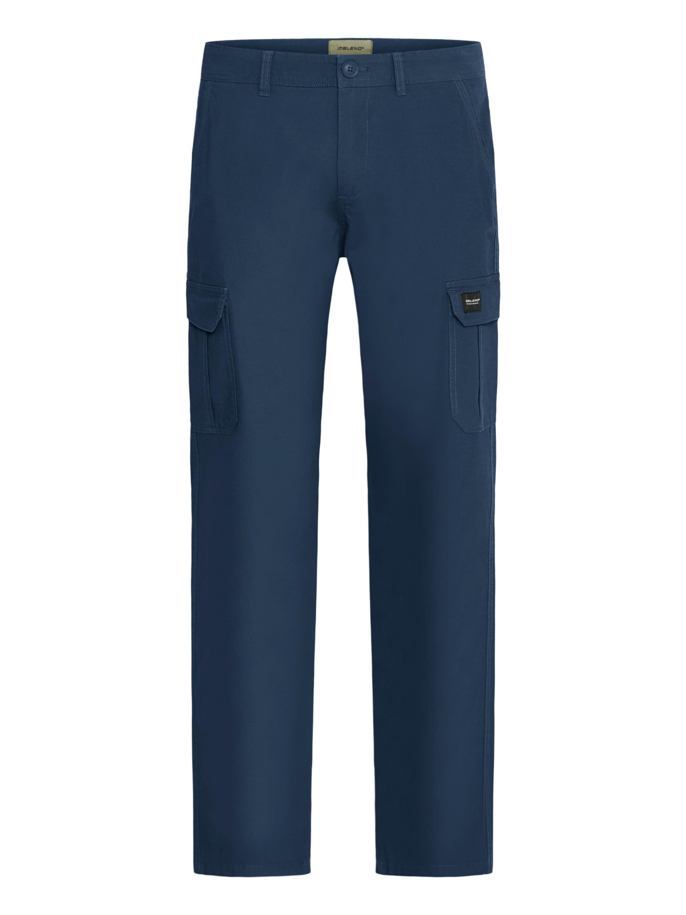 BLEND Cargobroek in de kleur Blauw, Productweergave