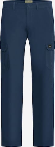 BLEND - Pantalón cargo en azul: frente