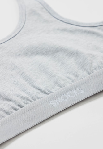 SNOCKS Boxer shorts 'Soft-Bra' in Grey