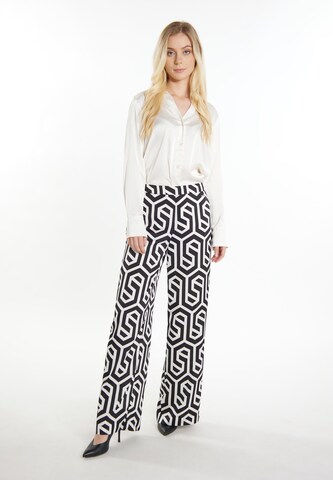 DreiMaster Klassik Wide leg Pants 'Klassik' in Black