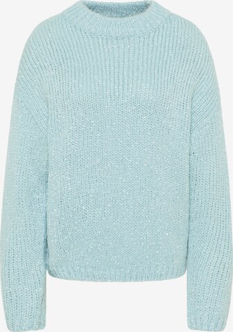 Pull-over IZIA en bleu : devant