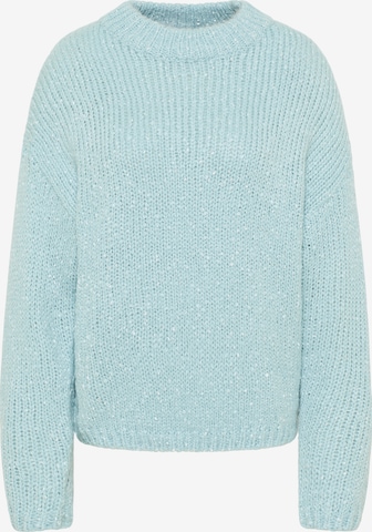 Pull-over IZIA en bleu : devant