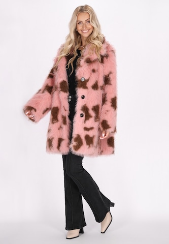 Manteau d’hiver IZIA en rose