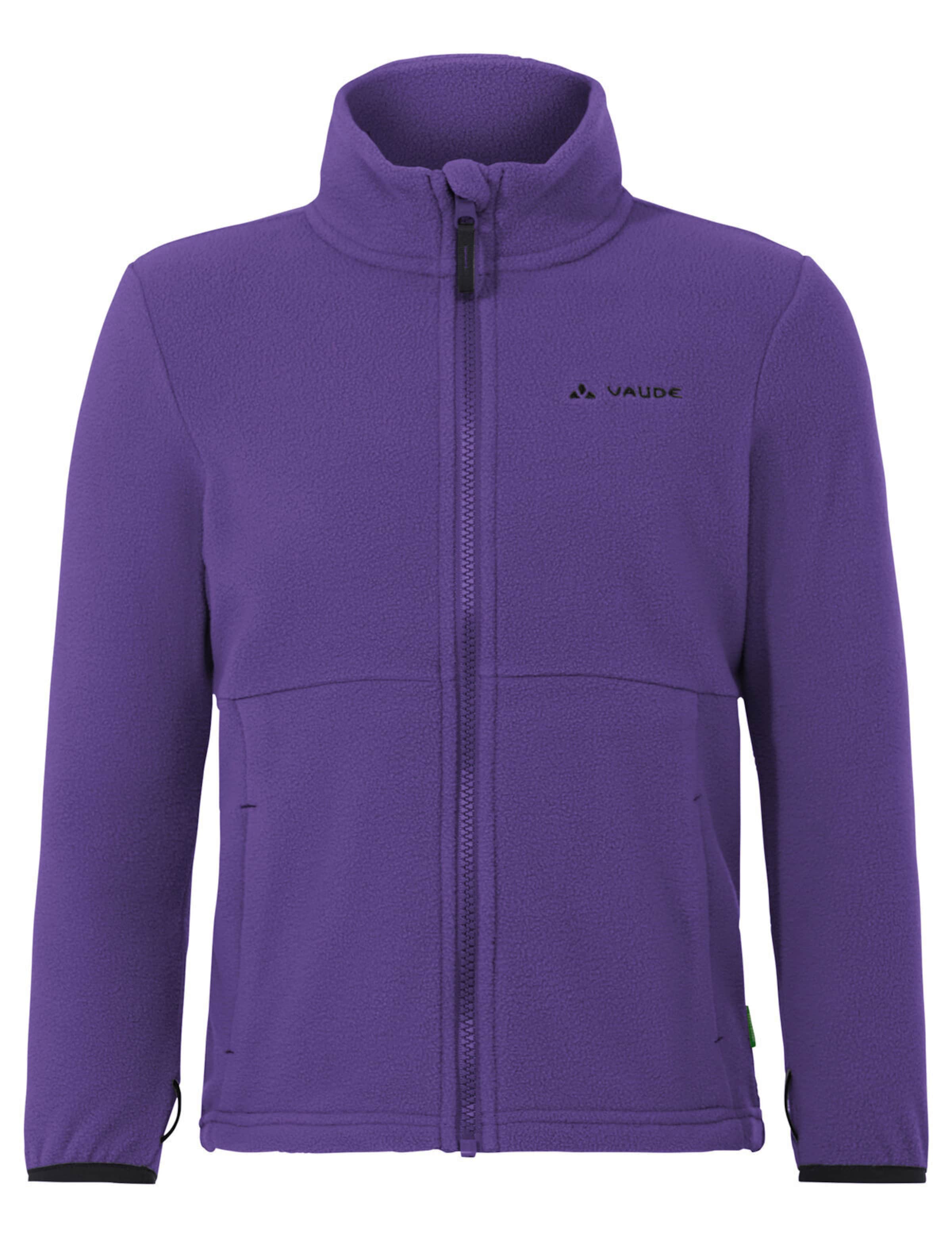 VAUDE Athletic fleece jacket 'Pulex II' in Purple: front