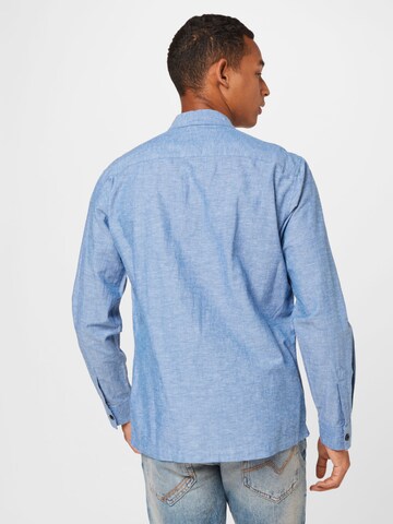 Coupe regular Chemise 'BERLIN' SELECTED HOMME en bleu