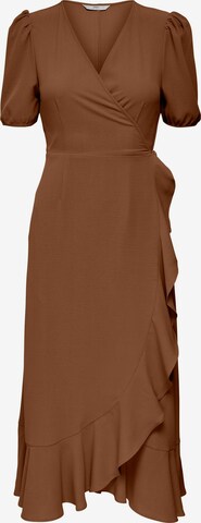 Robe 'Mette' ONLY en marron : devant