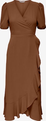 Robe 'Mette' ONLY en marron : devant