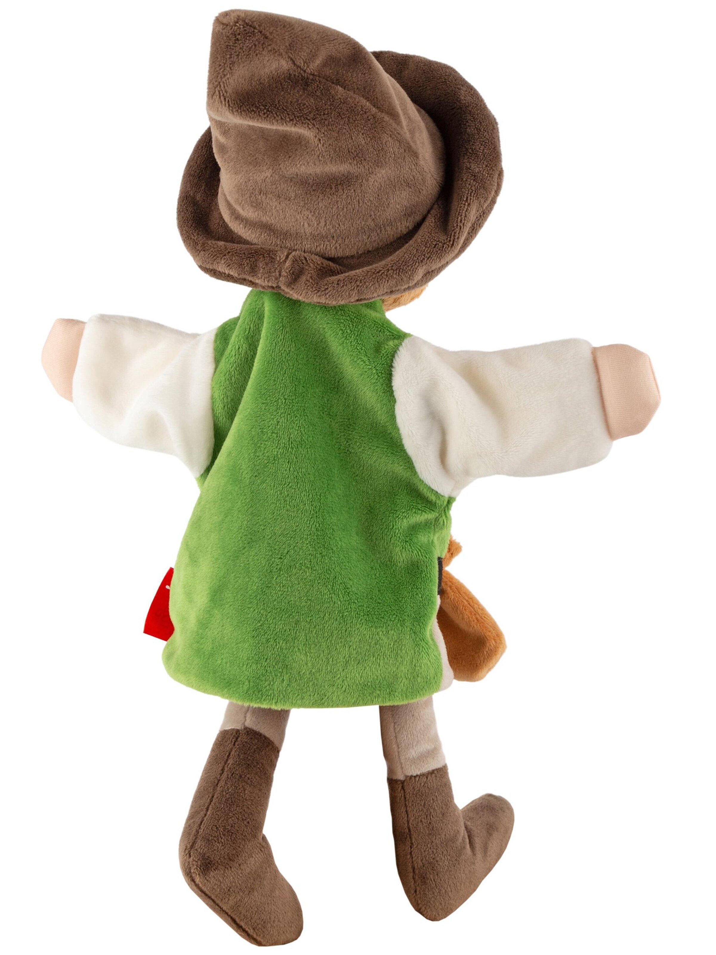 SIGIKID Stuffed animals 'Handspielpuppe Räuber My Little Theatre' in Green