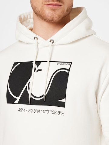 QS Sweatshirt in Weiß