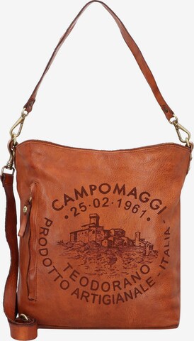 Borsa a spalla di Campomaggi in marrone: frontale