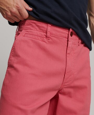 Superdry Slim fit Chino Pants in Pink