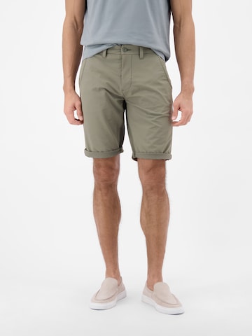 LERROS Regular Sportliche Chino-Shorts aus flexiblem Nylon-Mix in Grün