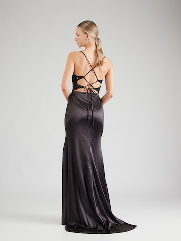 LUXUAR Večerna obleka | črna barva