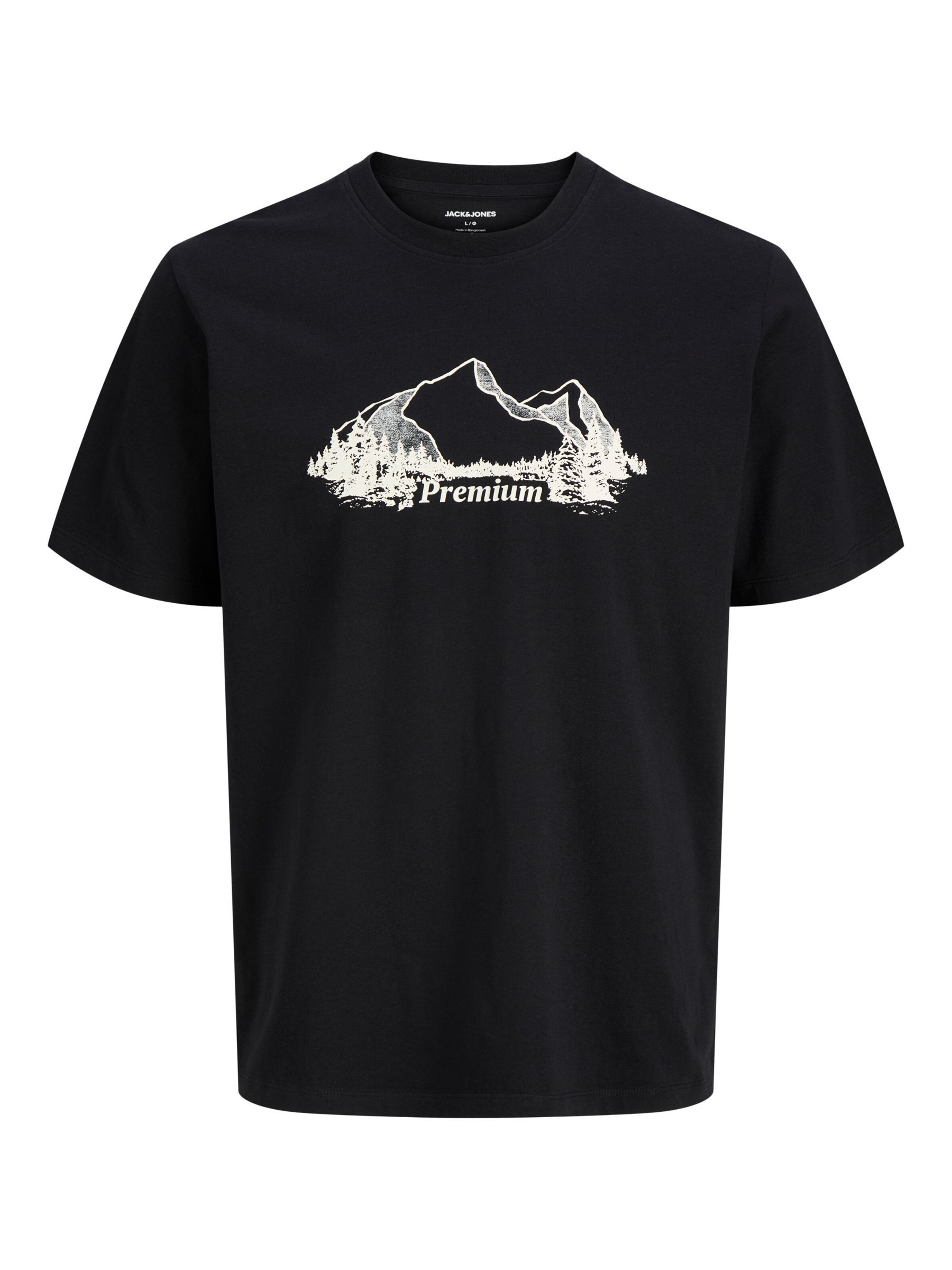 JACK & JONES Shirt in Zwart: voorkant