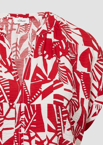 Chemisier s.Oliver en rouge