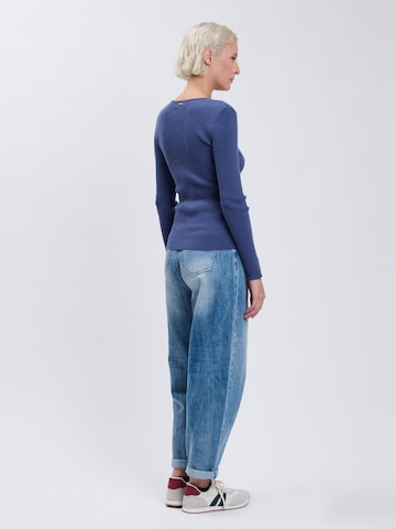 Pullover 'Ribbed' di Influencer in blu