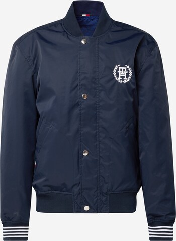 TOMMY HILFIGER Tussenjas in Blauw: voorkant