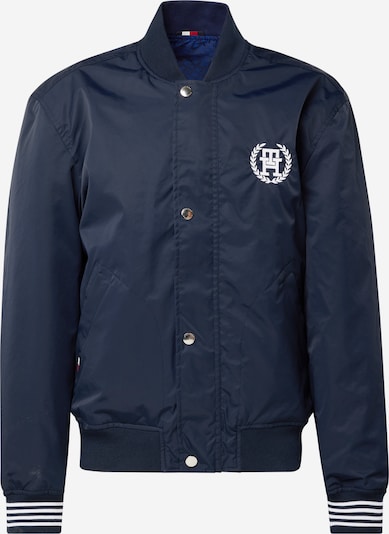 TOMMY HILFIGER Chaqueta de entretiempo en azul / azul noche / blanco, Vista del producto