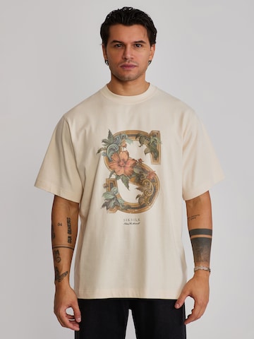 SikSilk Shirt in Beige: front