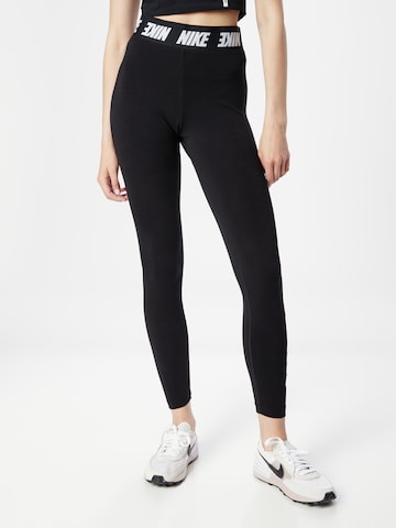 Nike Sportswear Skinny Leggings - fekete: elől