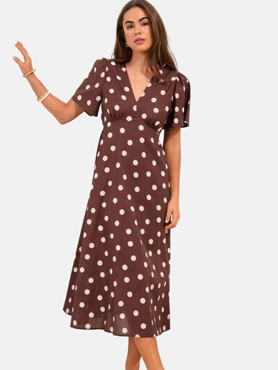 Friends Like These Robe en crème / marron, Vue avec produit