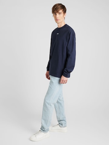 HUGO Sweatshirt 'Daposo' in Blauw