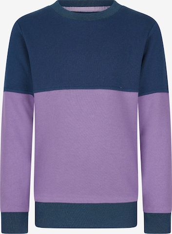 4funkyflavours - Pullover 'The Mental Traveller Theme' em azul: frente