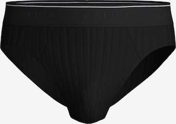 Slip 'Pure & Style' di CALIDA in nero: frontale