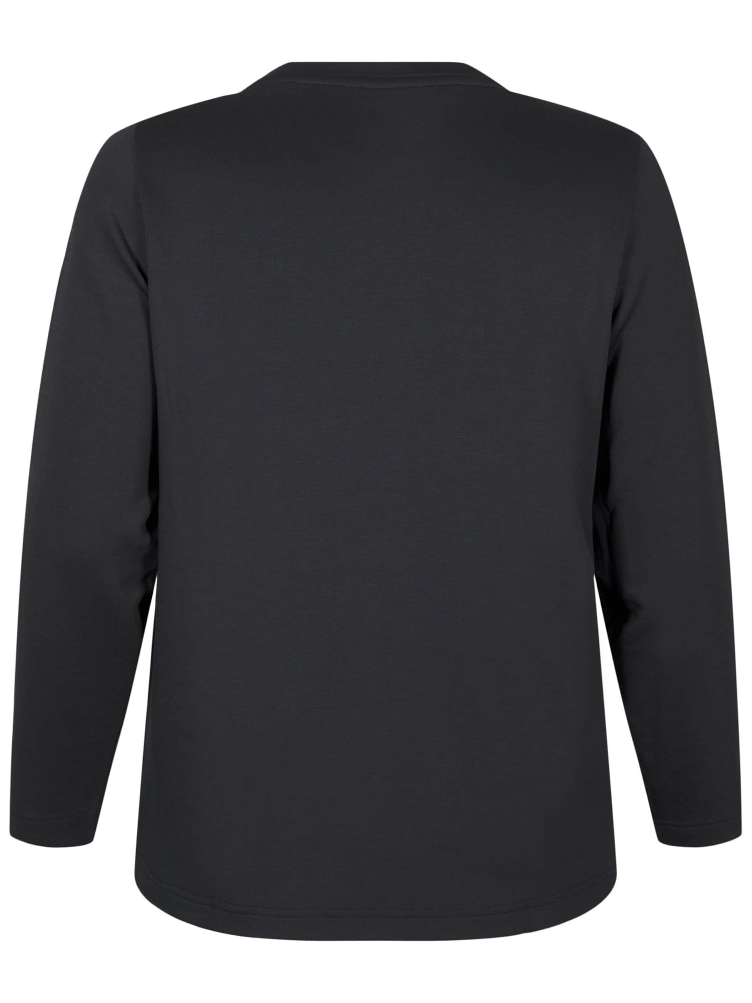 Camicia da donna 'Malisa' di Zizzi in nero