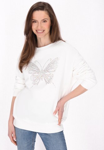usha BLUE LABEL - Sudadera en blanco: frente
