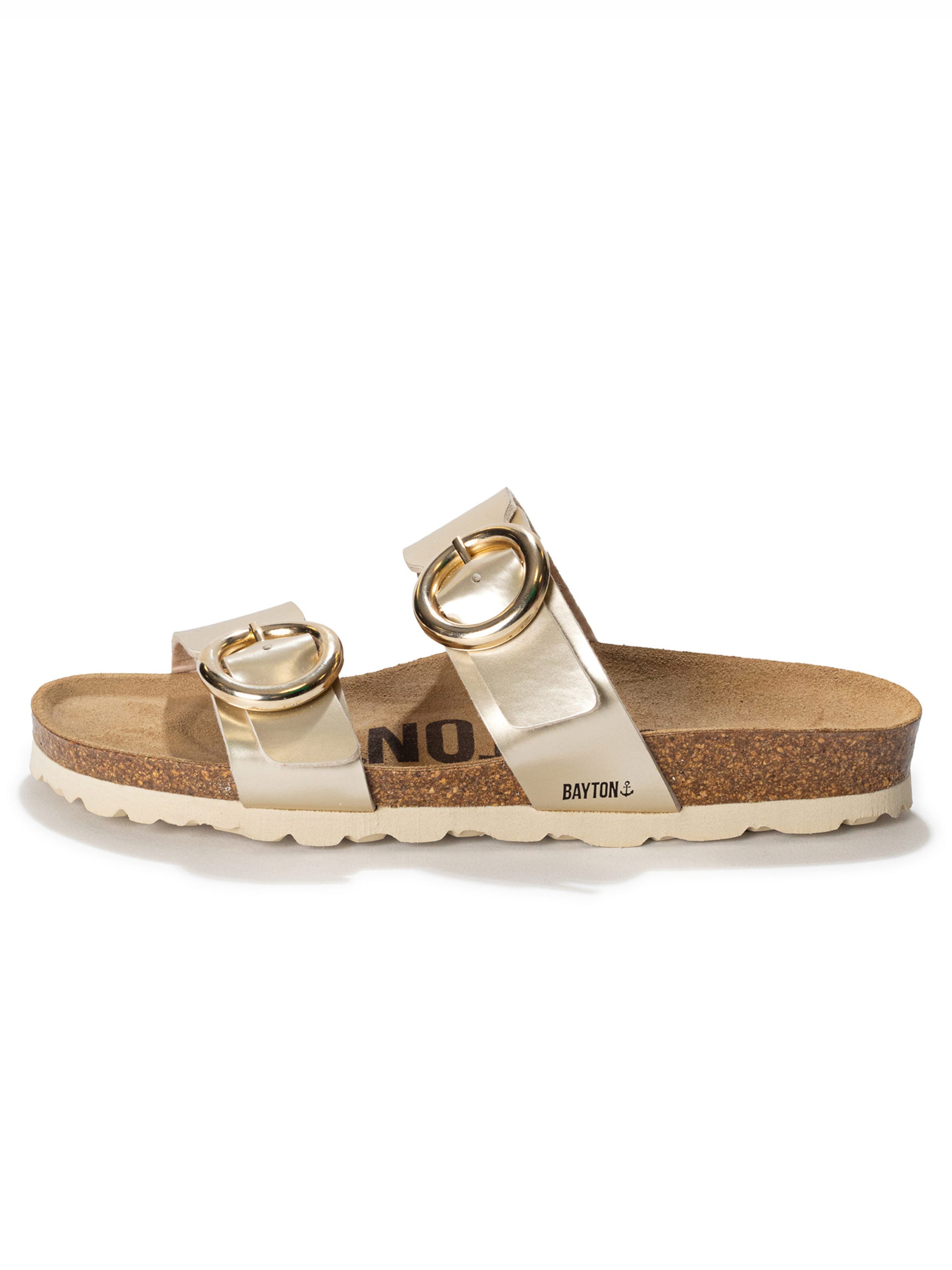 Bayton Muiltjes 'Lugo' in Goud: voorkant