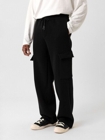 Loosefit Pantalon cargo 'Artur' Dandalo en noir