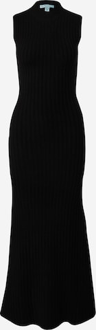 TOPSHOP Knitted dress in Black: front