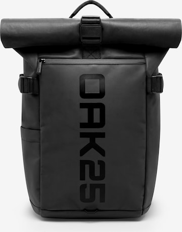 OAK25Ruksak 'Luminite Rolltop Lite' - crna boja: prednji dio