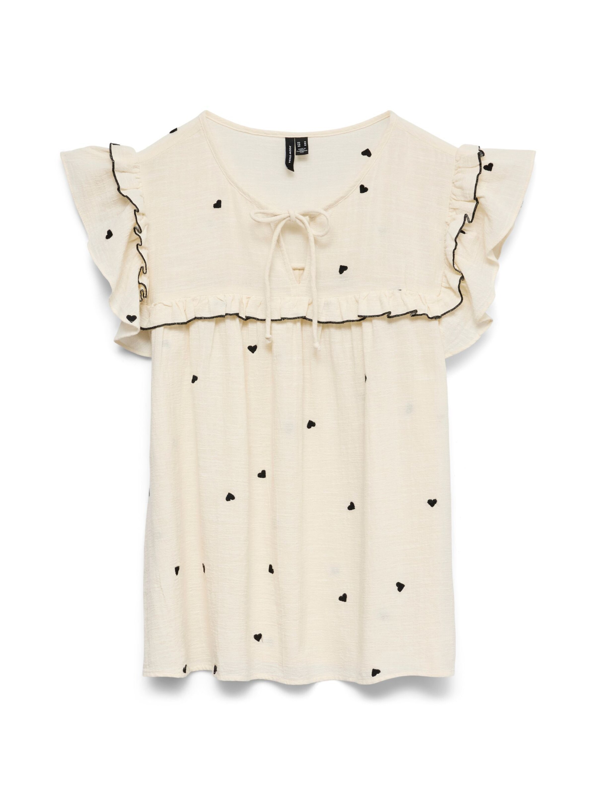 VERO MODA Bluse i hvid: forside