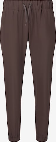 Athlecia Sports trousers 'Austberg' in Brown: front