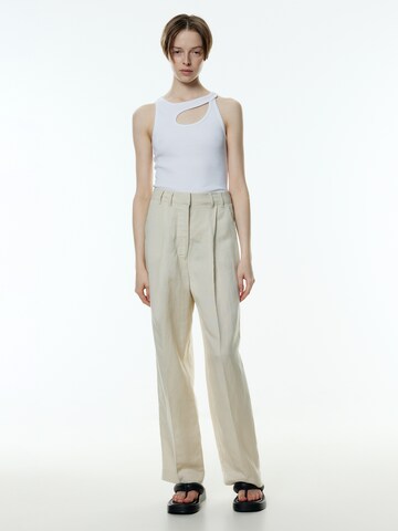 EDITED Regular Pleat-Front Pants 'Kaj' in Beige