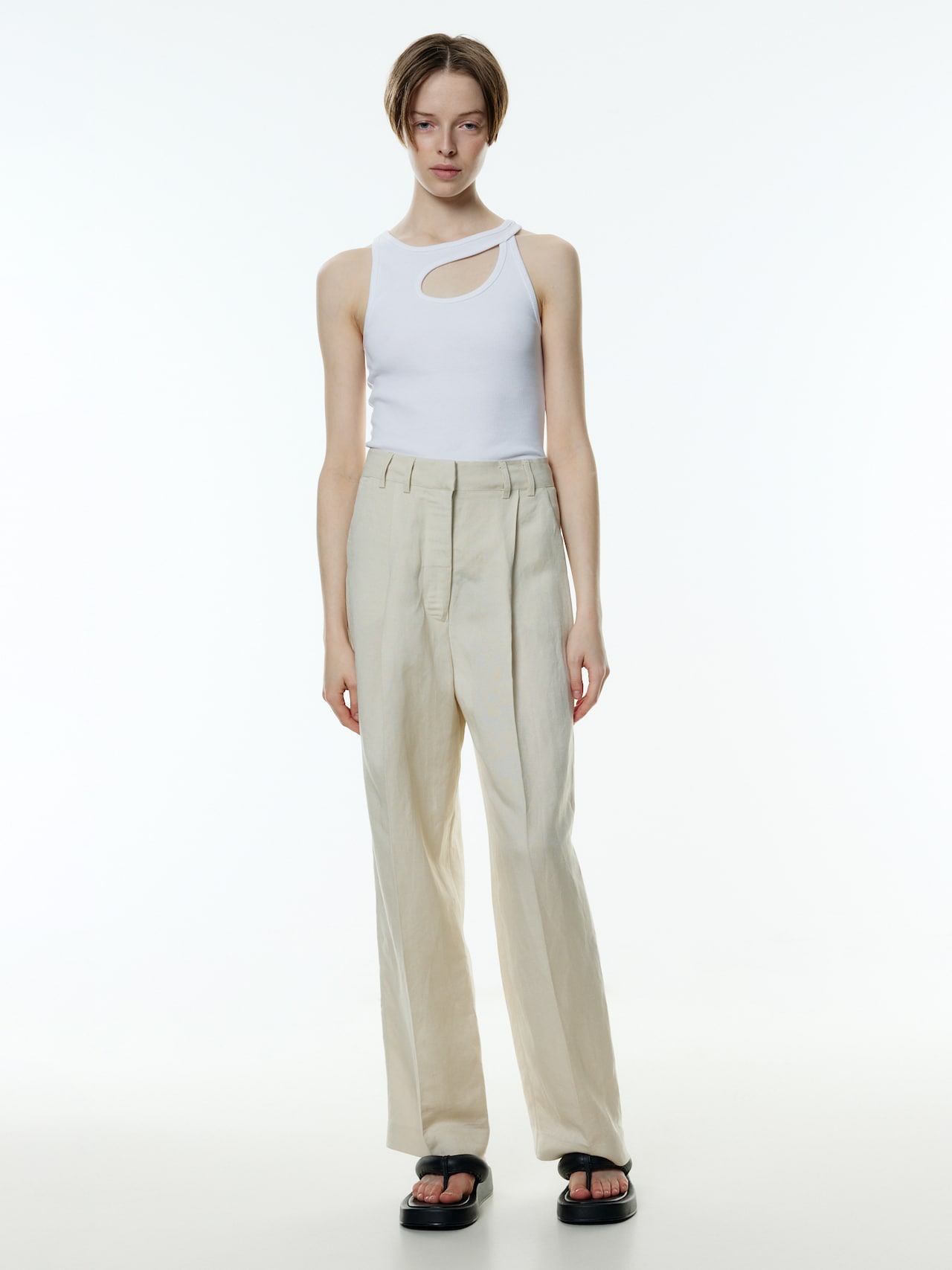 EDITED Produits Pantalon à pince 'Kaj' crème