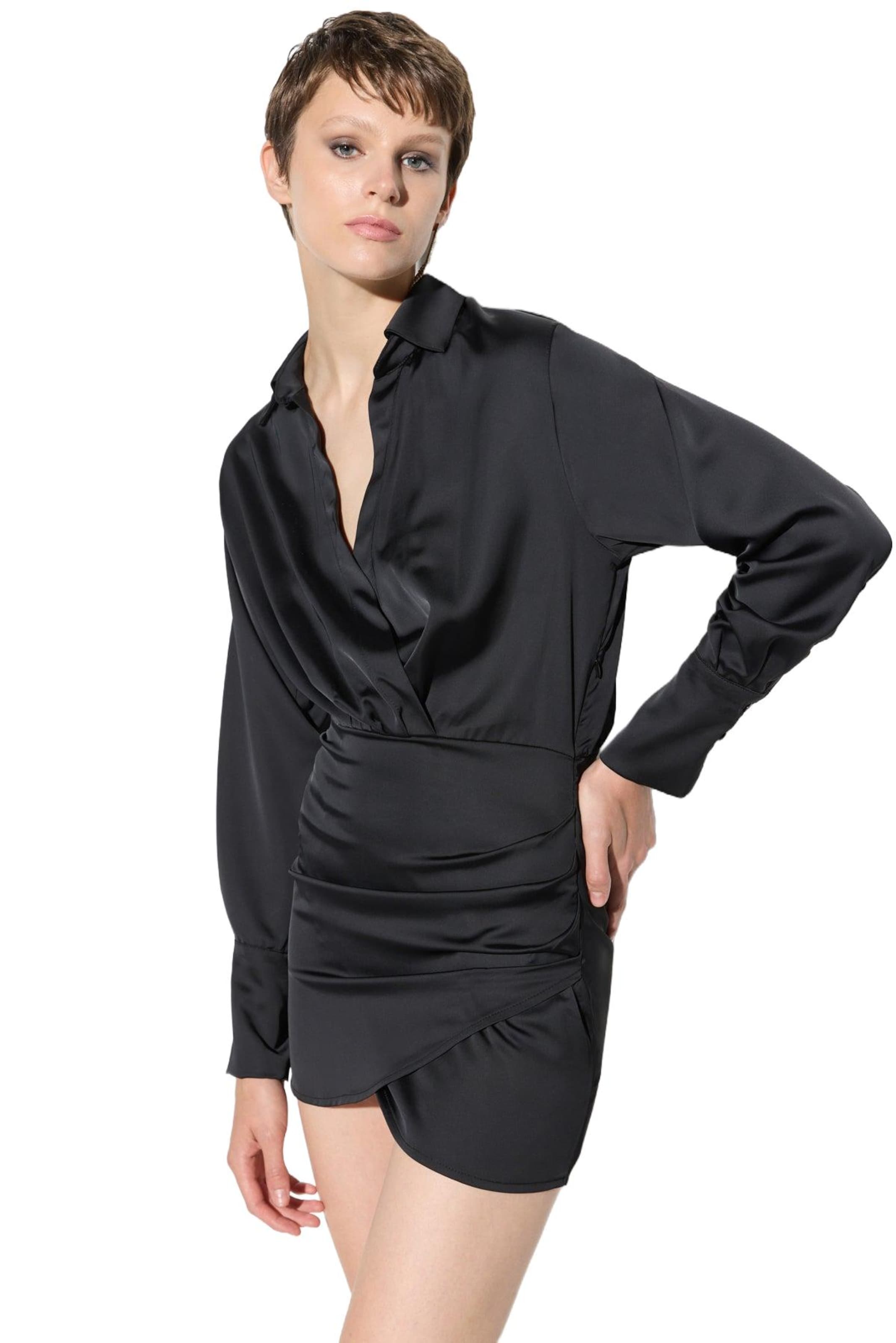 No Matter What Dress in Black: front