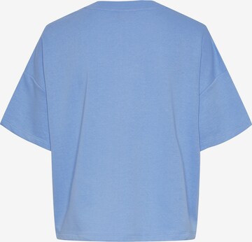 PIECES Majica 'CHILLI' | modra barva