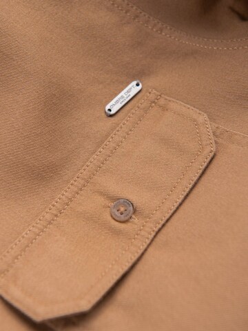 Ombre Regular fit Overhemd 'OM-SHCS-0146' in Bruin