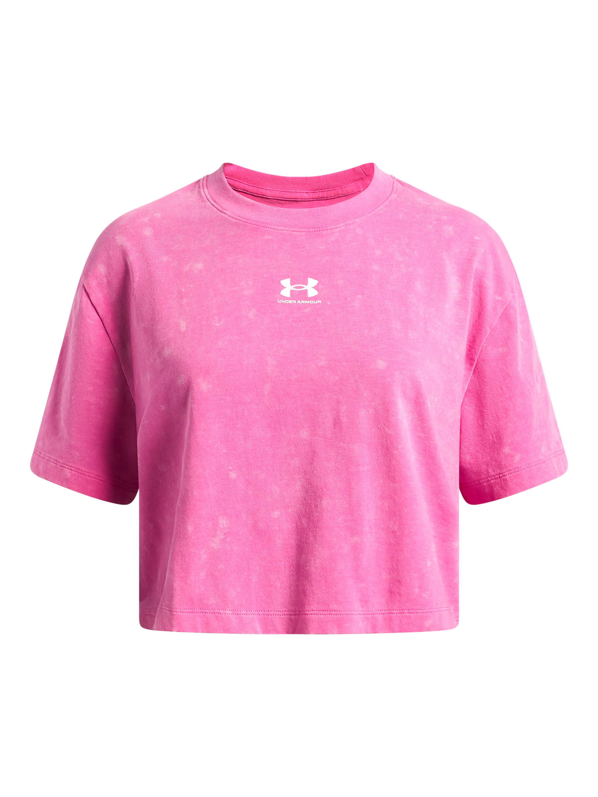 UNDER ARMOUR Functioneel shirt 'Rival' in Roze: voorkant