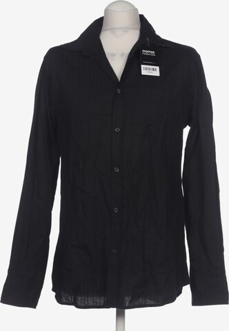 Jules Button Up Shirt in M in Black: front