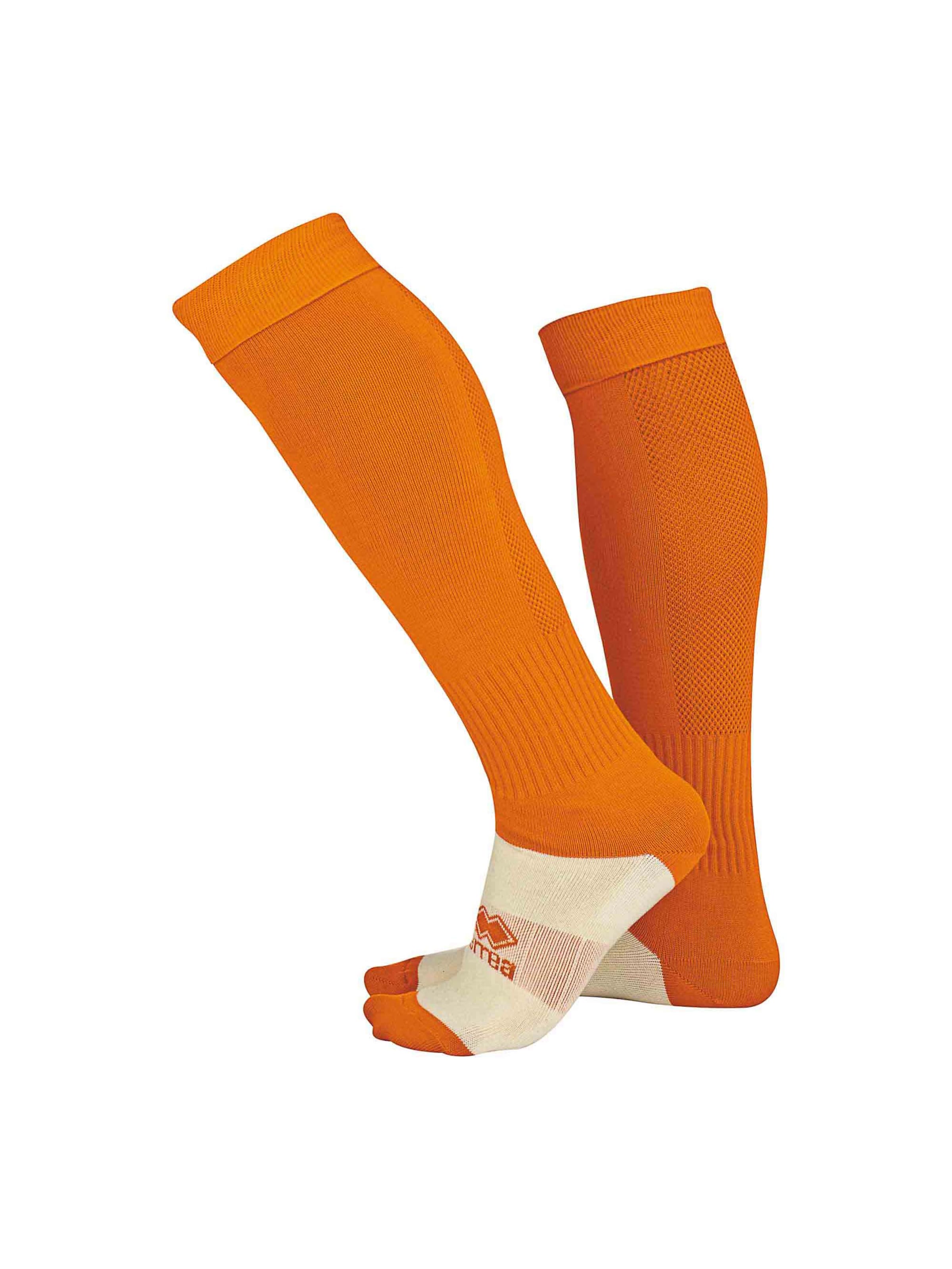 Chaussettes de sport Errea en orange : devant