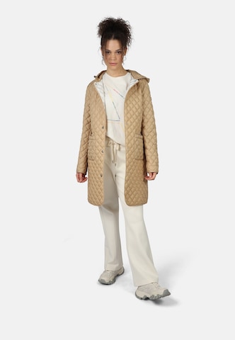 Fuchs Schmitt Between-Seasons Coat in Beige: front