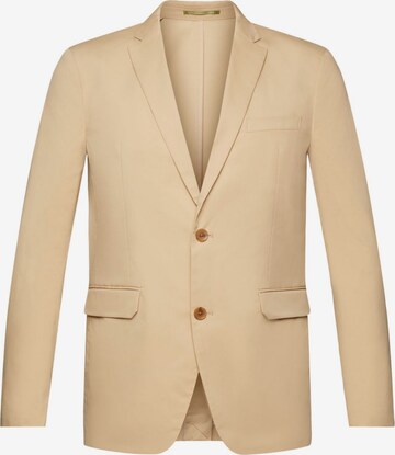 Coupe regular Veste de costume ESPRIT en beige : devant