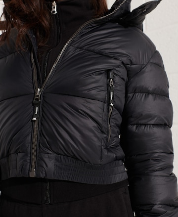 Superdry Winterjacke 'Fuji' in Schwarz